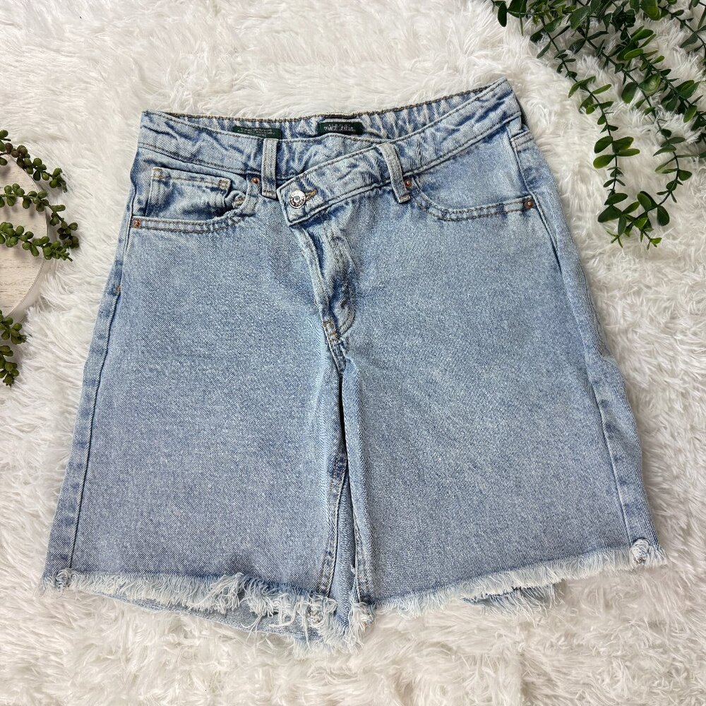 EUC Wild Fable High Rise Bermuda Crossover Shorts Size 2